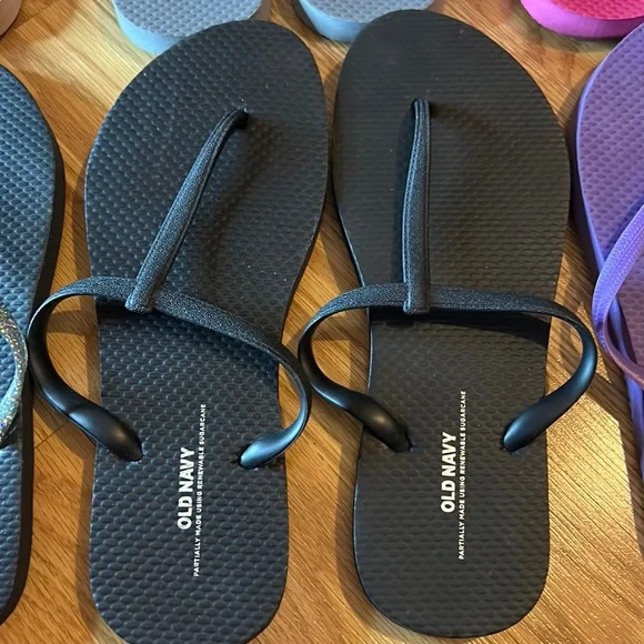 COPY - Old Navy flip flops 7 pairs size 7 GUC some new - Picture 6 of 8